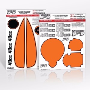 Motorized Bicycle Engine & Tank Decals-3